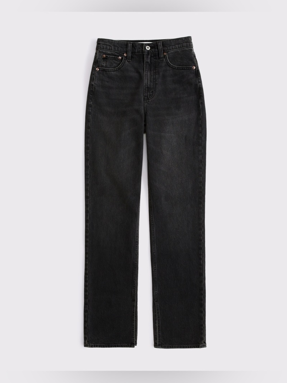 A&F High Rise Vintage Straight Jean Size 30/10 Short